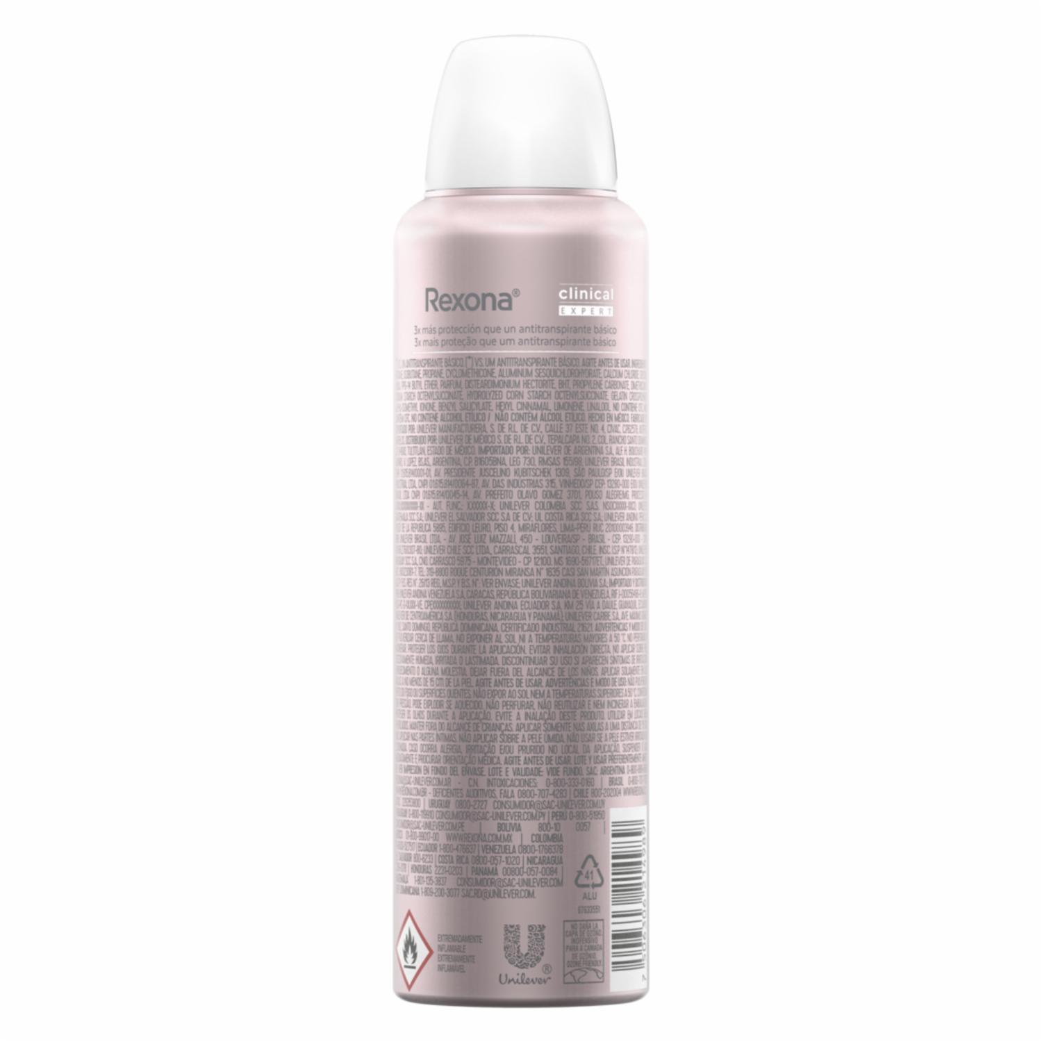 Desodorante En Aerosol Para Dama Clinical Expert REXONA 150 Ml - Image 2