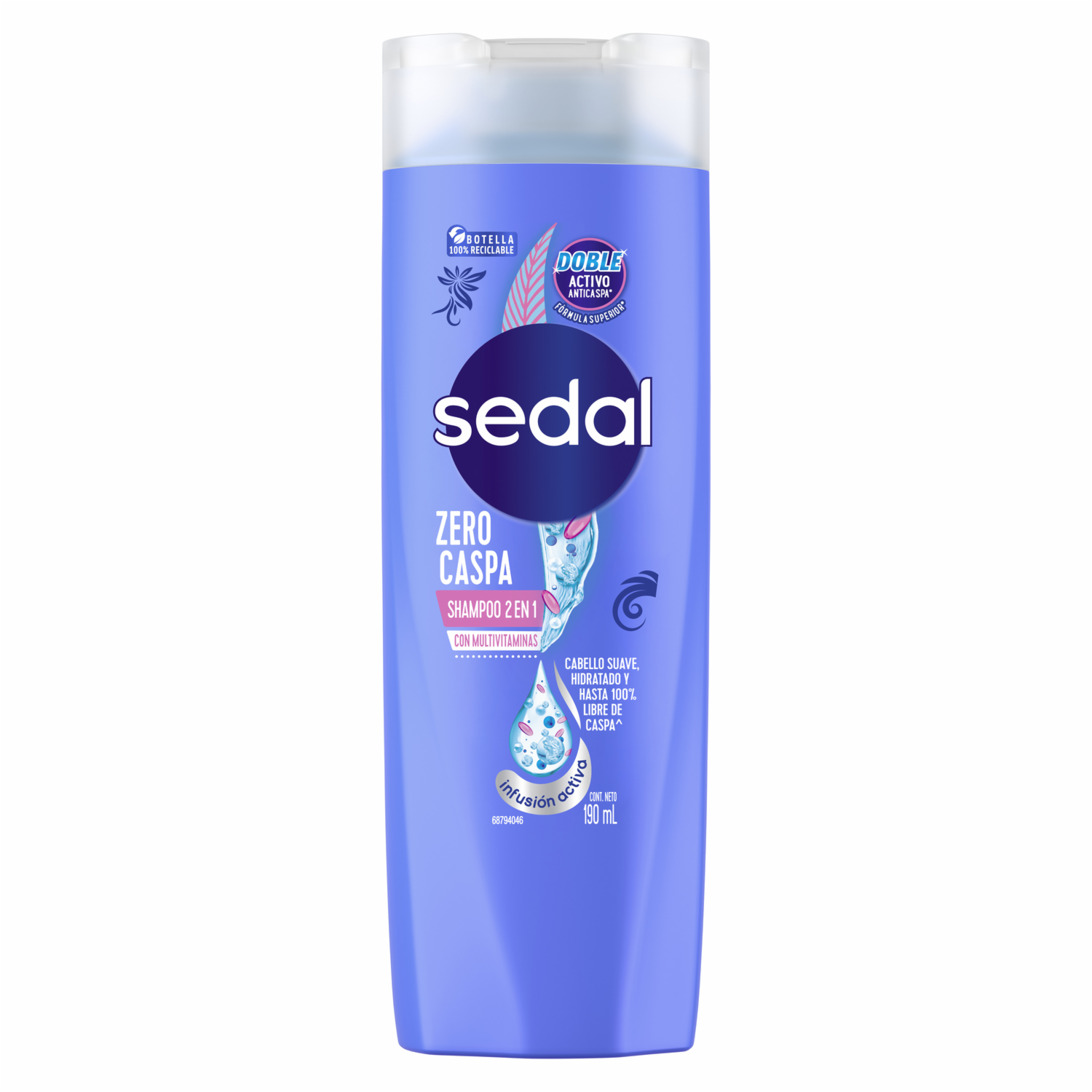 Shampoo De Cabello Caspa Control SEDAL 190 Ml - Image 2