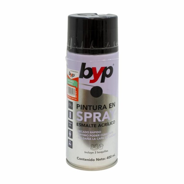 Pintura En Spray Negro Mate 4 LAMPA LIMITED