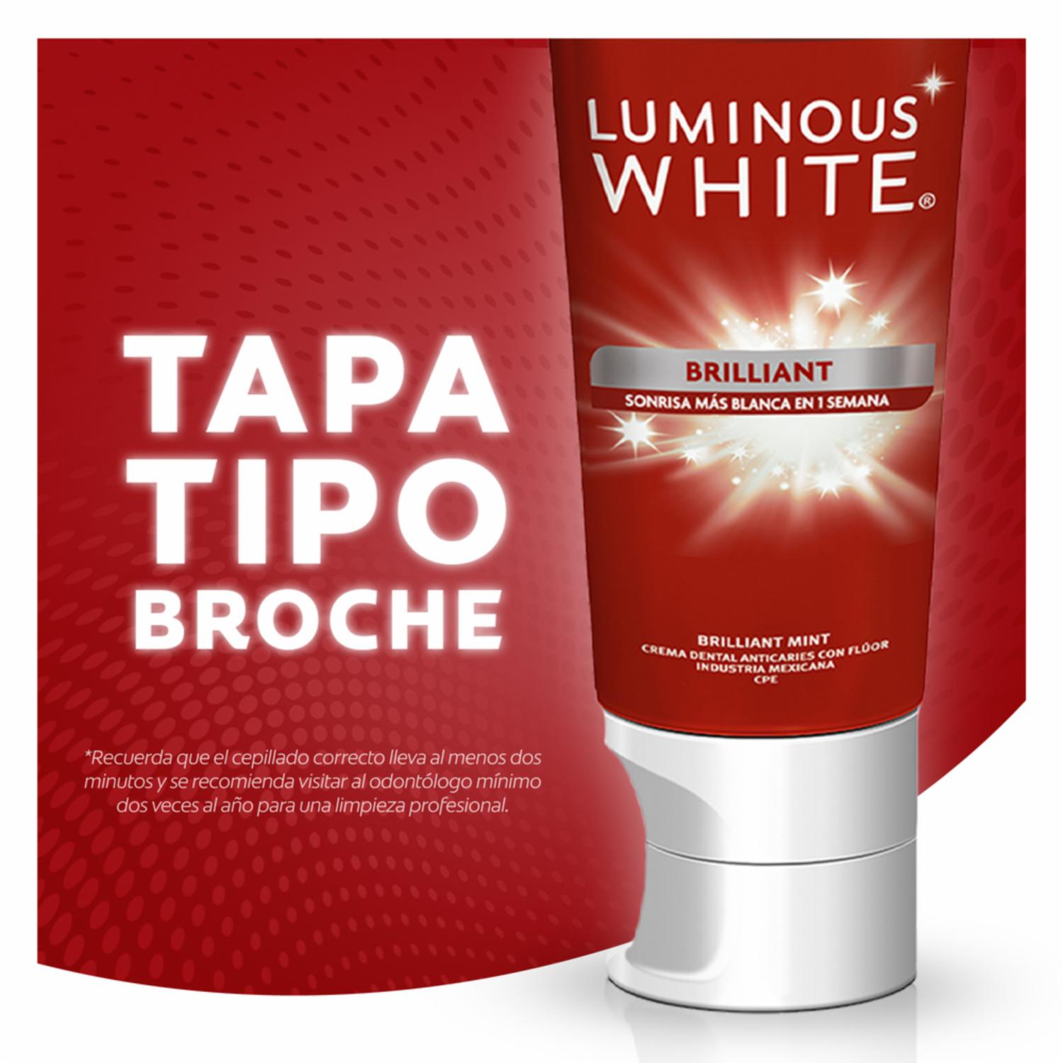 Crema Dental Blanqueadora Luminous White Brilliant COLGATE 75 Ml - Image 4