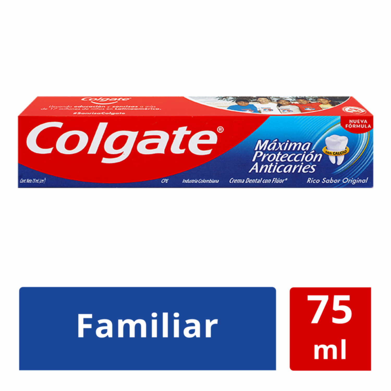 Crema Dental Menta Pura COLGATE 75 Ml