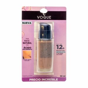 Base De Maquillaje Mate Natural Con Ácido Hialurónico Arena VOGUE 1 U