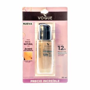 Base De Maquillaje Líquida Mate Natural Con Ácido Hialurónico Trigo VOGUE 1 U