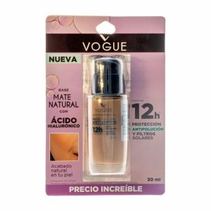 Base De Maquillaje Mate Natural Con Ácido Hialurónico Bronce VOGUE 1 U