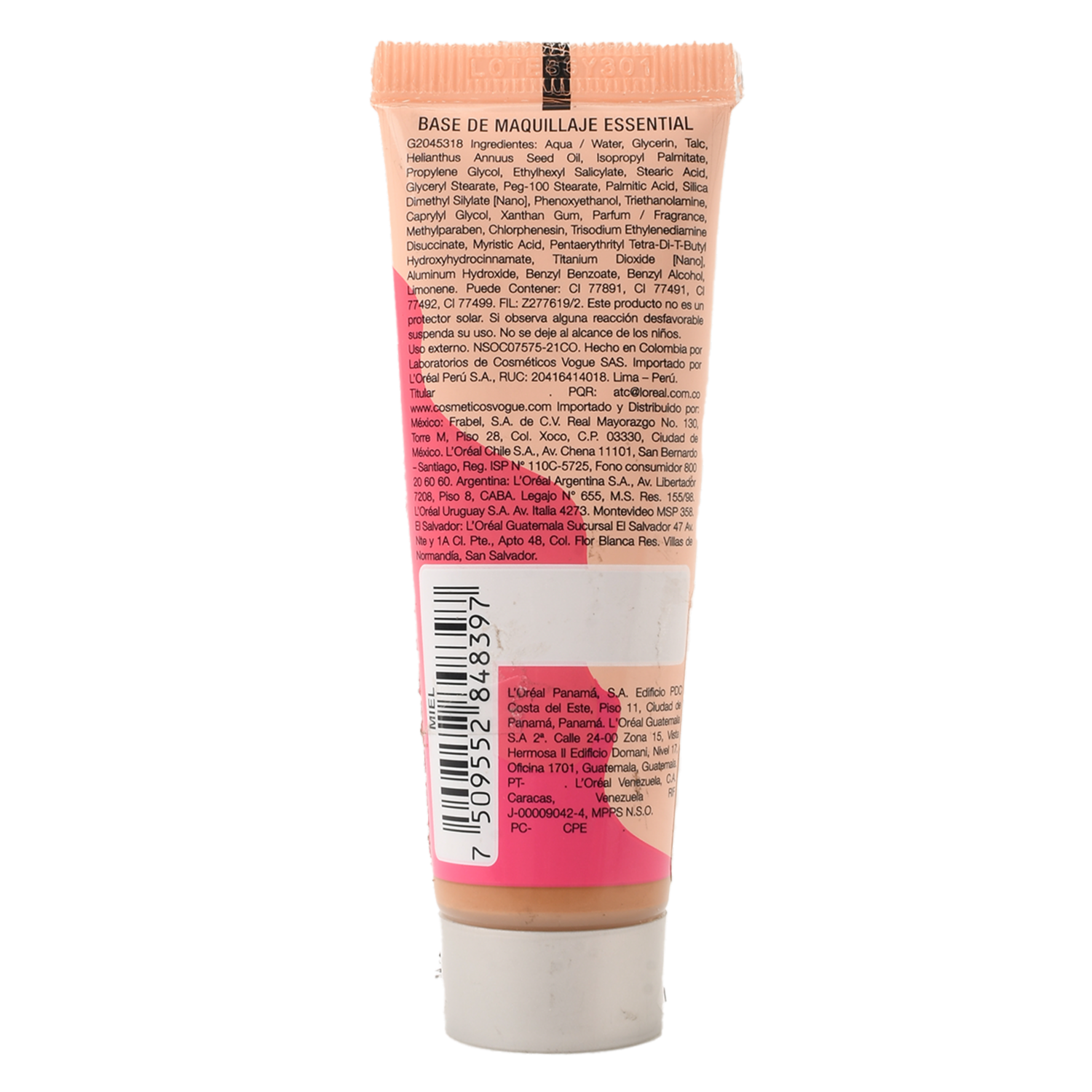 Base De Maquillaje Líquida Essential Alta Cobertura Mate Capuccino VOGUE