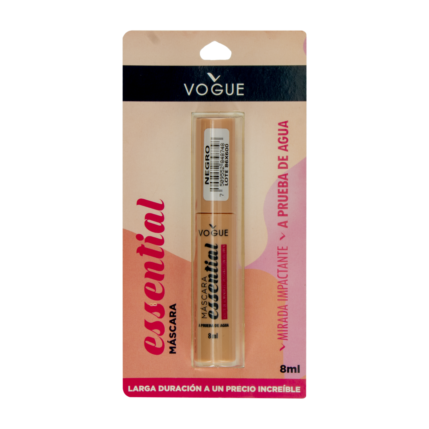 Máscara De Pestañas Essential Negra VOGUE 8 Ml