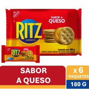 Galletas Saladas Sabor A Queso RITZ 180 G