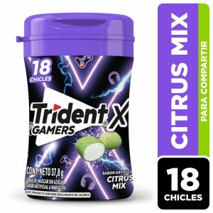 Chicles Sabor A Maracuyá Botella TRIDENT 37.80 G