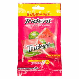 Chicles Sabor A Sandía TRIDENT 51 G