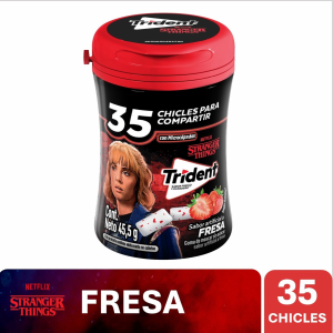 Chicles Sabor A Fresa TRIDENT 45.50 G