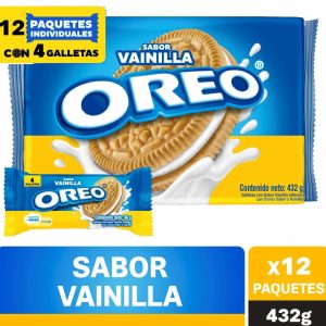 Galletas Dulces Sabor Vainilla OREO 432 G