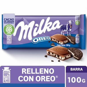 Chocolate Relleno Con Oreo MILKA 100 G