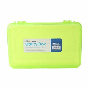 Caja Escolar Multiuso Glitter BAZIC