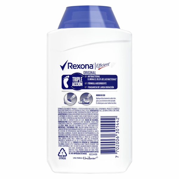 Talco Para Pies Fragancia Original REXONA - Image 2