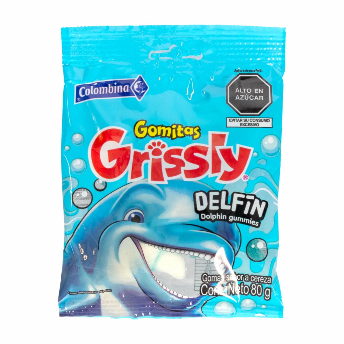 Gomitas Delfín GRISSLY 80 G