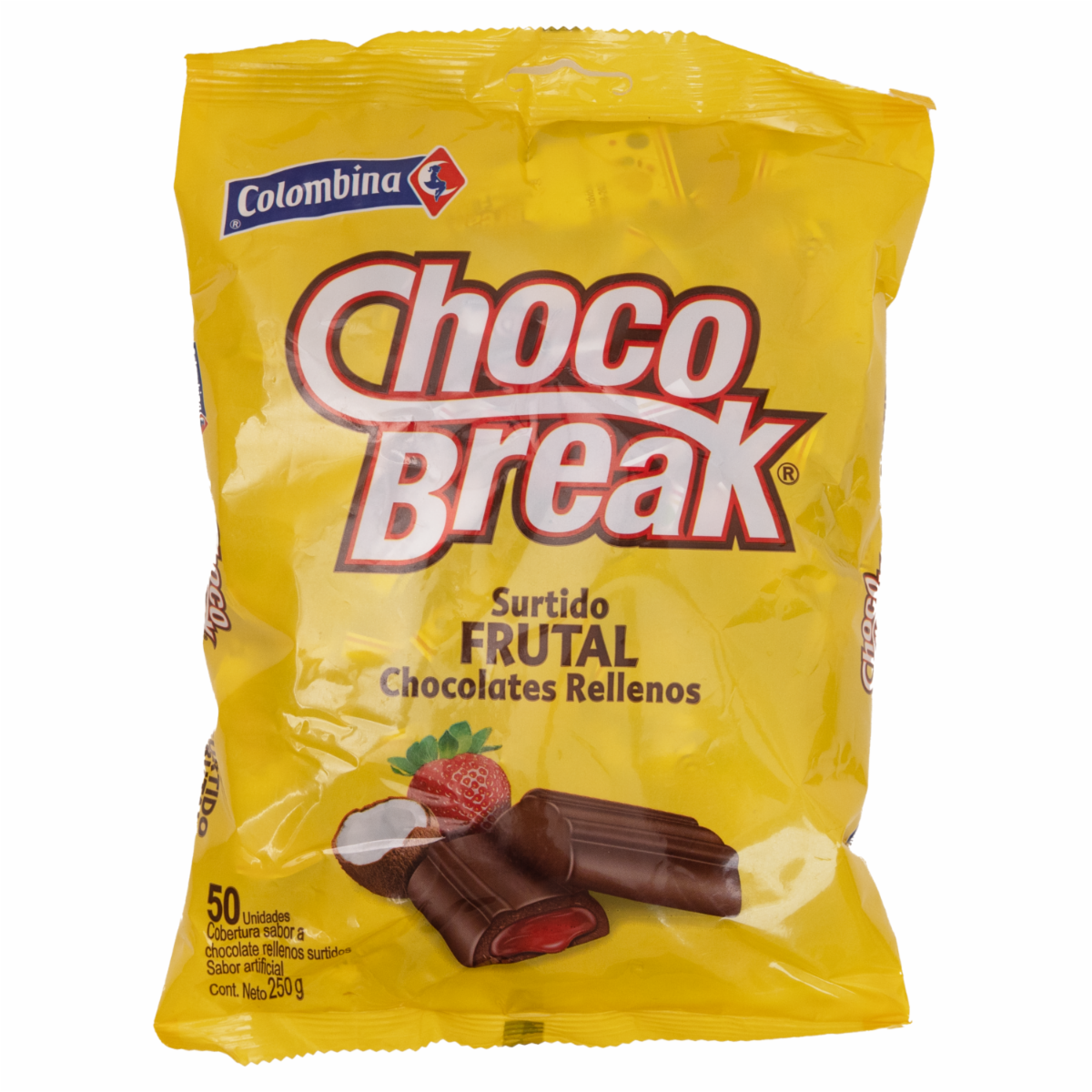 Chocolates Rellenos Surtido Frutal CHOCO BREAK x 50 Uds - Image 2