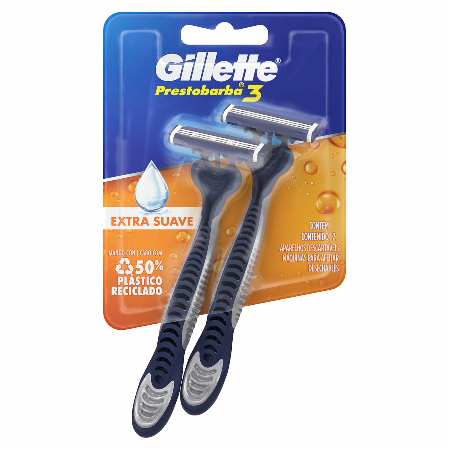 Afeitadora Desechable Prestobarba 3 Ultra Suave GILLETTE X 2 Uds - Image 2