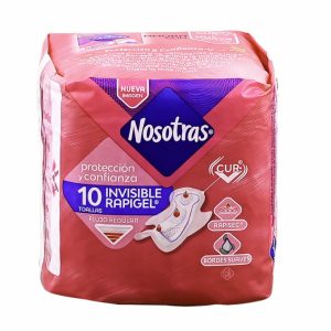 Tollas Sanitarias Invisible Rapigel Aloe NOSOTRAS