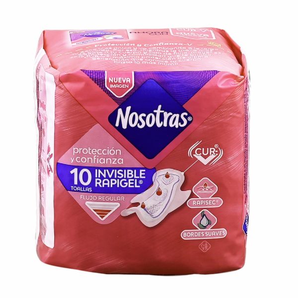 Tollas Sanitarias Invisible Rapigel Aloe NOSOTRAS