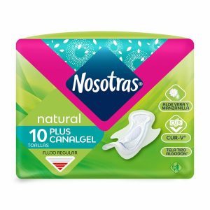 Toalla Higiénicas Canal Gel Cur-V NOSOTRAS X 10 Uds