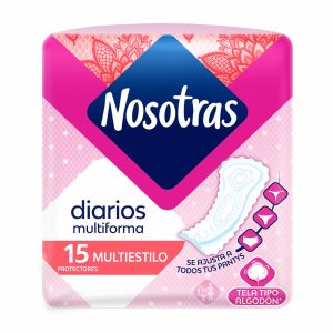 Protectores Diarios Multiestilo NOSOTRAS X 15 Uds