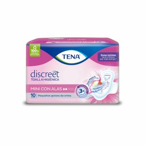 Protector Mujer Mini Con Alas TENA X 10 Uds