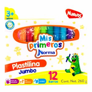 Plastilina Gigante NORMA X 12 Uds
