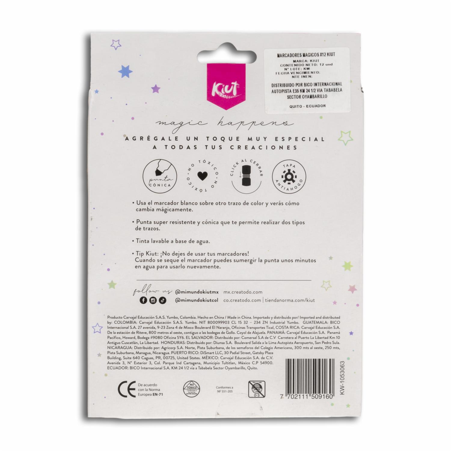 Marcadores Mágicos NORMA X 12 Uds - Image 2