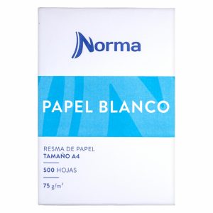 Resma De Papel Blanco 75G 500 Hojas NORMA