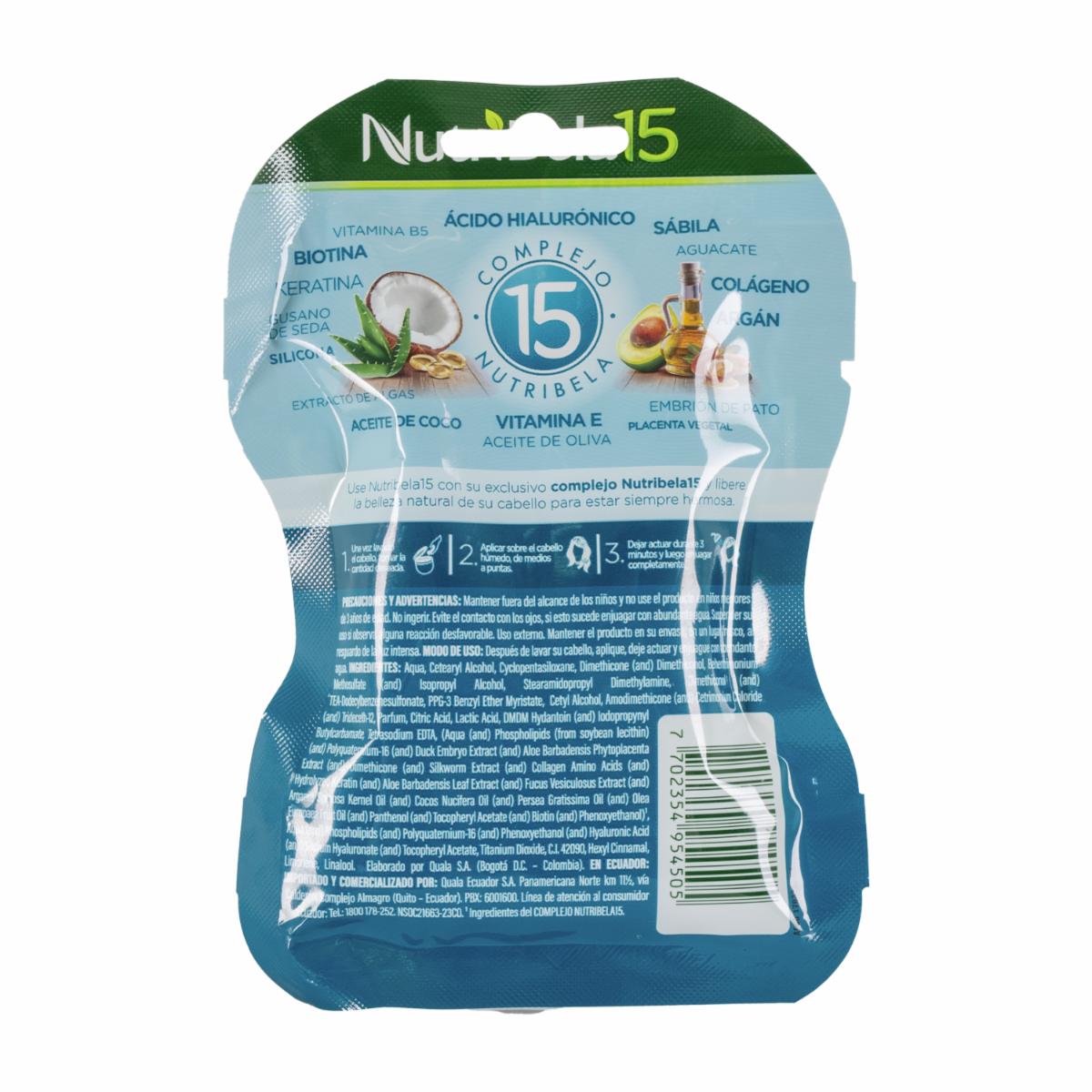 Tratamiento Capilar 15 Pro Hialuronico NUTRIBELA 70 Ml - Image 2