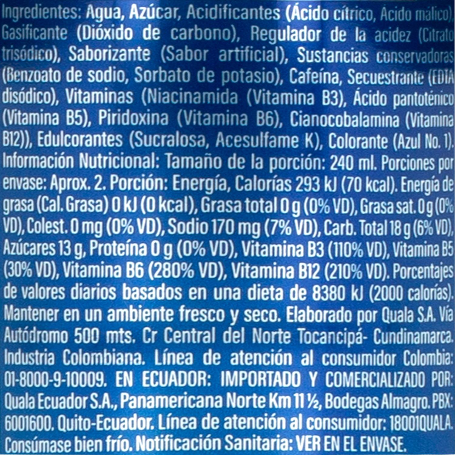 Bebida Energizante Ultra AMPER 473 Ml - Image 2