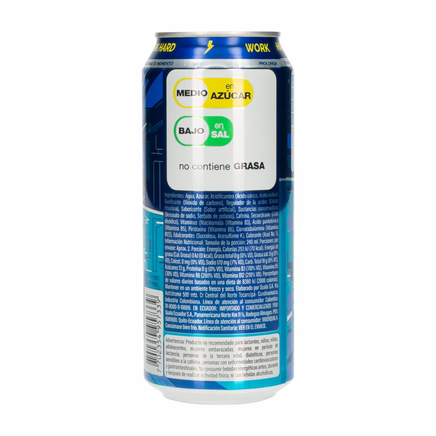 Bebida Energizante Ultra AMPER 473 Ml - Image 3