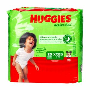 Pañales Desechables Active Sec XXG HUGGIES X 20 Uds
