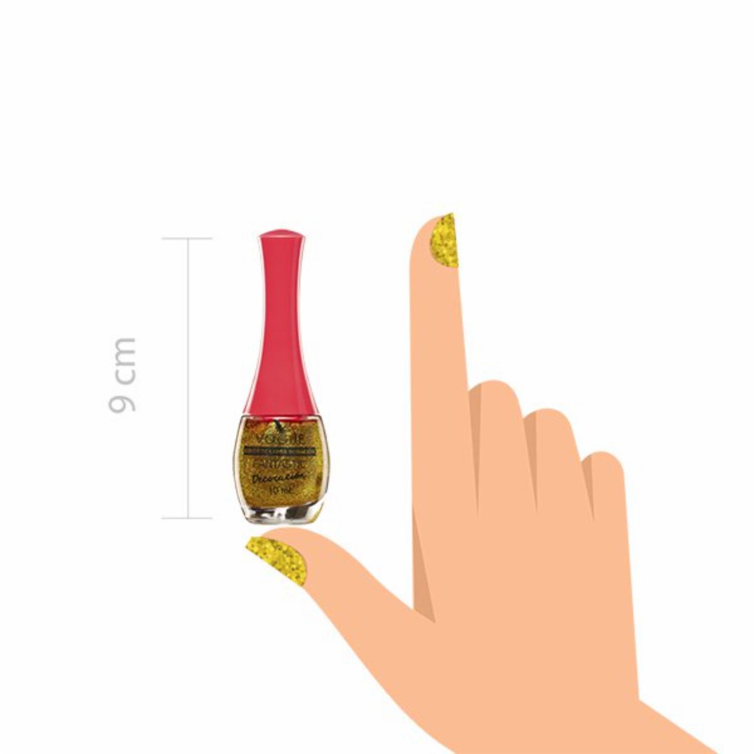 Esmalte de Uñas Efecto Gel Tono Fantastic Oro 49 VOGUE - Image 5
