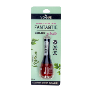 Esmalte De Uñas Fantastic Tono Nu Rojo Rubí 62 VOGUE 10 Ml