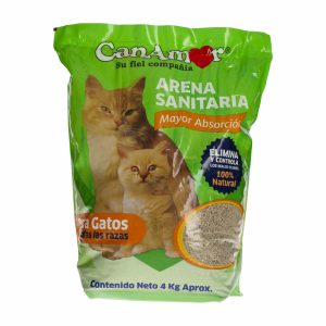 Arena Para Gatos Sanitaria CANAMOR 4 KG