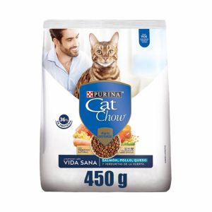 Alimento Para Gatos De Salmón, Pollo Y Queso PURINA CAT CHOW 450 G