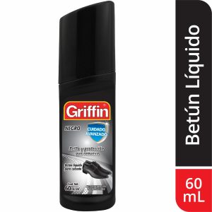 Betún Liquido Negro Para Zapatos GRIFFIN 60 Ml