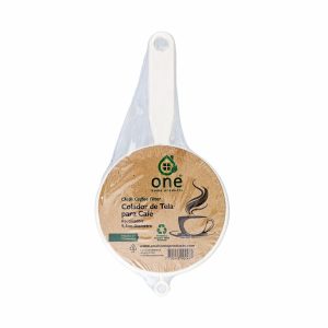 Colador Para  Café De Tela Blanco DAMECOS