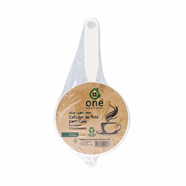 Colador Para  Café De Tela Blanco DAMECOS