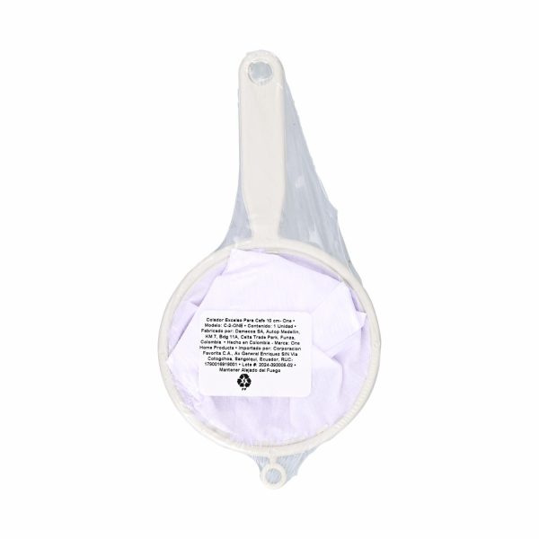 Colador Para  Café De Tela Blanco DAMECOS - Image 2