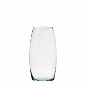 Florero Barril Transparente OTÚN 9 X 24 Cm