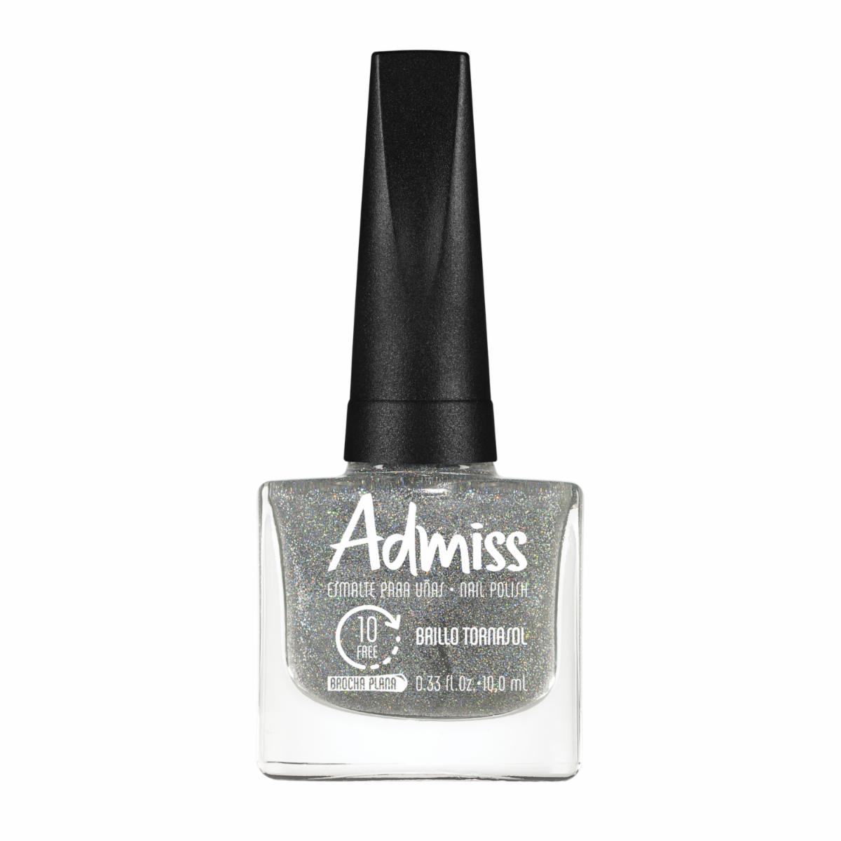 Brillo Para Uñas Con Partículas Tornasol ADMISS 10 Ml