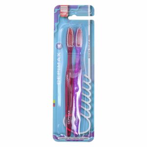 Cepillo Dental Adulto 490 Ps Cerdas Medianas CEPIMAX Pack X2 U