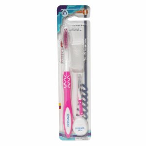 Kit Higiene Bucal Ortodoncia Cepillo + Protector + Interdental + Seda CEPIMAX Pack X 4 Uds