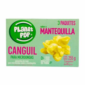 Canguil Para Microondas Con Mantequilla PLANET POP 255 G