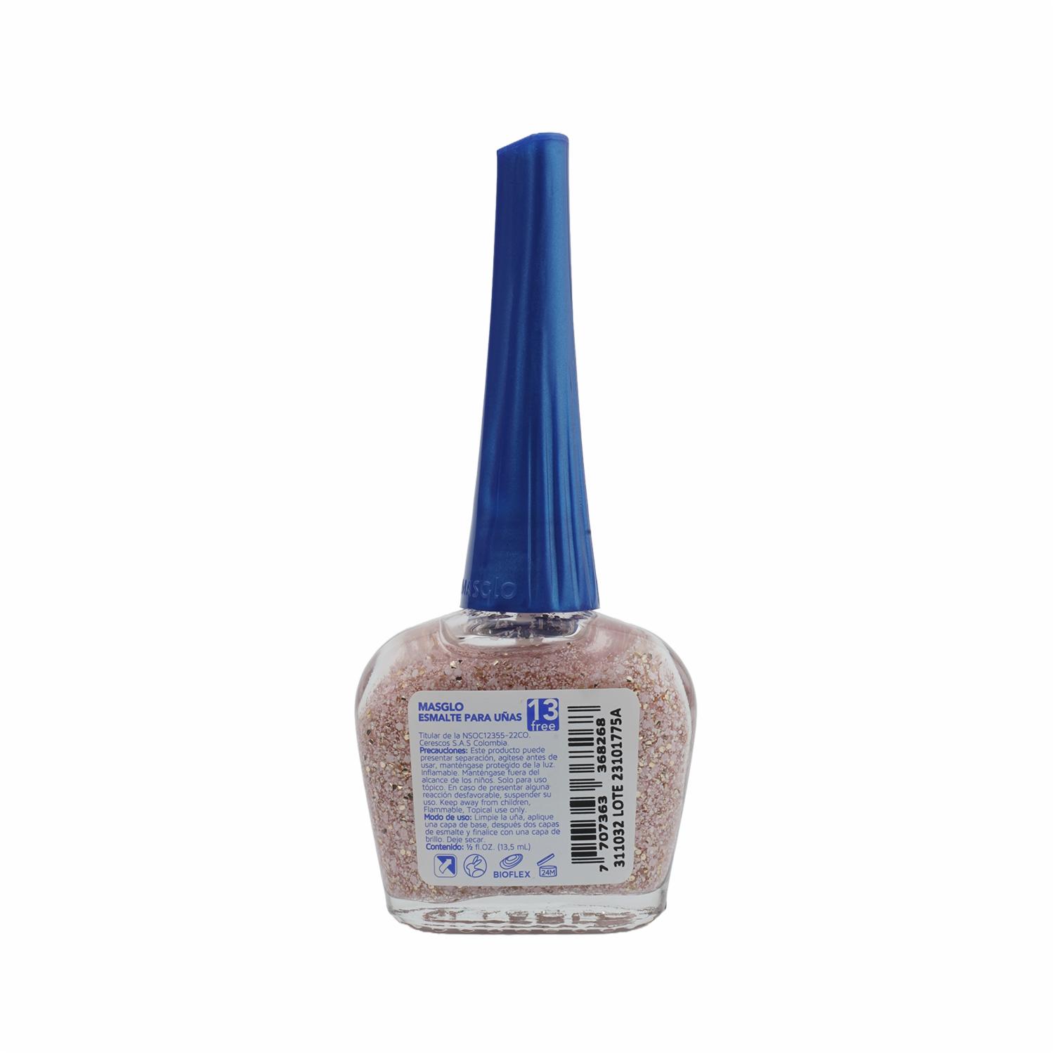 Esmalte De Uñas Brillo Coral MASGLO 13.5 Ml - Image 2