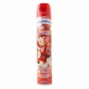 Ambientador En Aerosol Fragancia Manzana Y Canela AROMÁTICAL 400 Ml