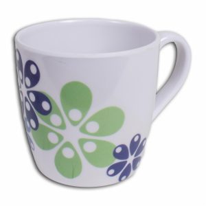 Jarro Con Asa Cerrada Flores Azules VAJILLAS SABANA Mediano