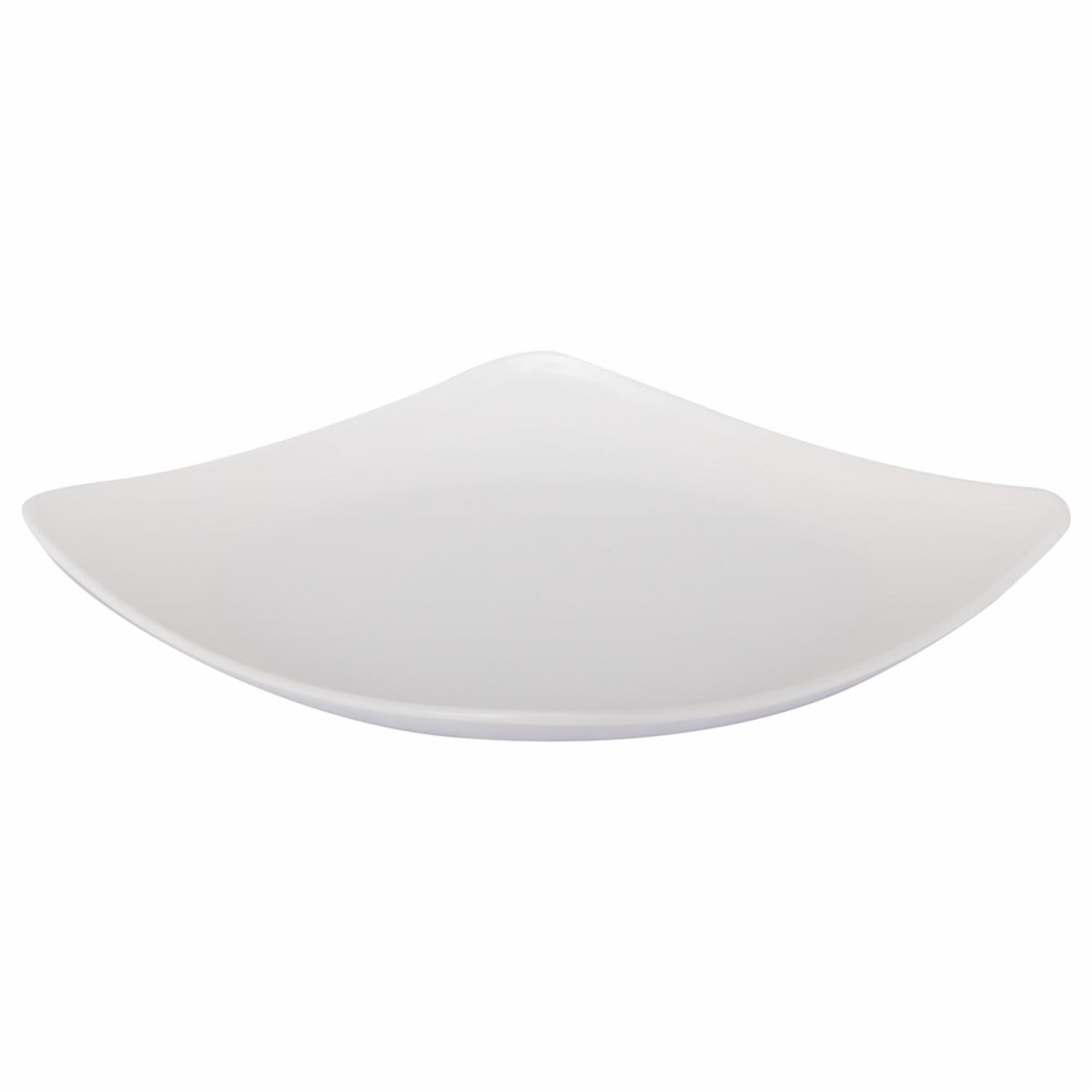 Plato Cuadrado Blanco VAJILLAS SABANA Extra Gande